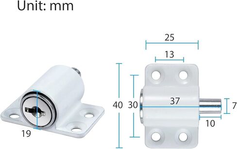 4Pcs Black Sliding Patio Door Catches Set Window Bolt Security Lock Black Sliding Patio Door Catch Safety Lock(White) in Saudi Arabia