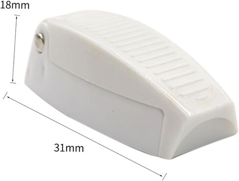 Pretyzoom 5 PCS Buckle Poace Door Catch Door Door Conting Conting Mattern Clip Clip White in Saudi Arabia