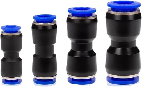 20/50PCS Pneumatic Fittings Quick Connector Air Hose Tube Connectors Plastic PU PY 4mm 6mm 8mm 10mm 12mm Push Into Pluglug(PM(20PCS),10mm) in Saudi Arabia