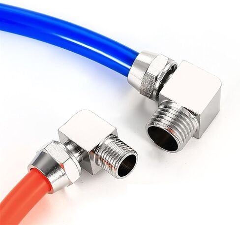 KPL 4-M5 M6 Pneumatic Fitting Quick Fast For Air Hose Connector Tube OD 4 6 8 10 12MM Thread 1/8 1/4 3/8 1/2 perslucht Fittings(8MM,1/4 inch) in Saudi Arabia