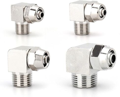 KPL 4-M5 M6 Pneumatic Fitting Quick Fast For Air Hose Connector Tube OD 4 6 8 10 12MM Thread 1/8 1/4 3/8 1/2 perslucht Fittings(8MM,1/4 inch) in Saudi Arabia