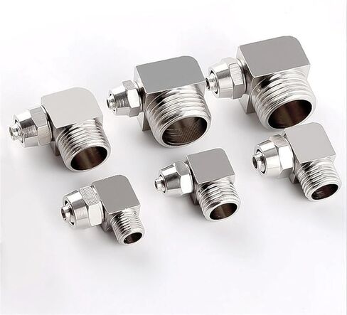 KPL 4-M5 M6 Pneumatic Fitting Quick Fast For Air Hose Connector Tube OD 4 6 8 10 12MM Thread 1/8 1/4 3/8 1/2 perslucht Fittings(8MM,1/4 inch) in Saudi Arabia