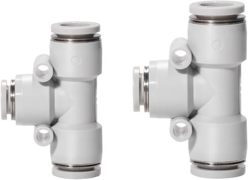 الموصلات السريعة الهوائية البيضاء PEL 4MM 6MM 8MM10MM 3 طرق تقليل دفع موصل الهواء في تركيبات الخرطوم للأجزاء الهوائية (PEG84) in Saudi Arabia