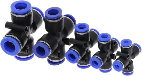 PZA" 4 Way Cross Shape Equal Pneumatic 4mm to 12mm OD Hose Tube Push In 4-Port Air Splitter Gas Connector Quick Fitting(PZA-10mm) in Saudi Arabia