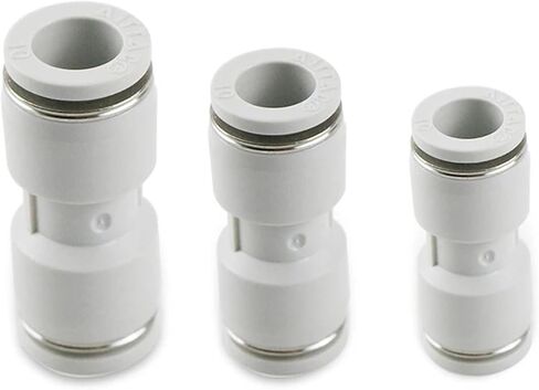 1PCS Pneumatic Air Pipe Fitting Connectors White Premium PU Straight Quick Connector 4mm 6mm 8mm10mm Push To Connect Fittings(14mm) in Saudi Arabia