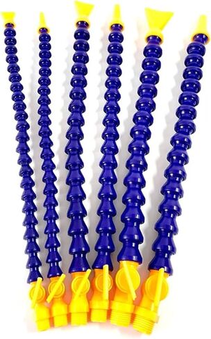 الأنبوب الهوائي 1/4 "3/8" 1/2 "BPS ذكور الخيط البلاستيكي مرن خلط أنبوب سائل تبريد مبرد لآلة المخرطة (مسطح-600 مم ، 3/8 بوصة) in Saudi Arabia