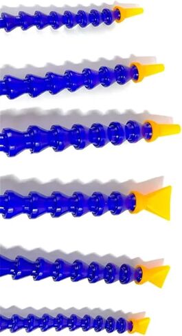 الأنبوب الهوائي 1/4 "3/8" 1/2 "BPS ذكور الخيط البلاستيكي مرن خلط أنبوب سائل تبريد مبرد لآلة المخرطة (مسطح-600 مم ، 3/8 بوصة) in Saudi Arabia
