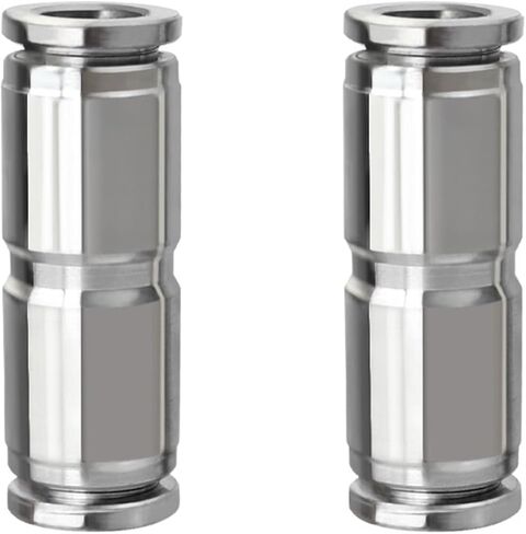 304 Stainless Steel Hose Straight Through Quick Connector High Temperature Resistance PU4/6/8/10/12/14/16mm Pneumatic Fittings(PU4) in Saudi Arabia