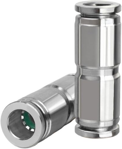 304 Stainless Steel Hose Straight Through Quick Connector High Temperature Resistance PU4/6/8/10/12/14/16mm Pneumatic Fittings(PU4) in Saudi Arabia