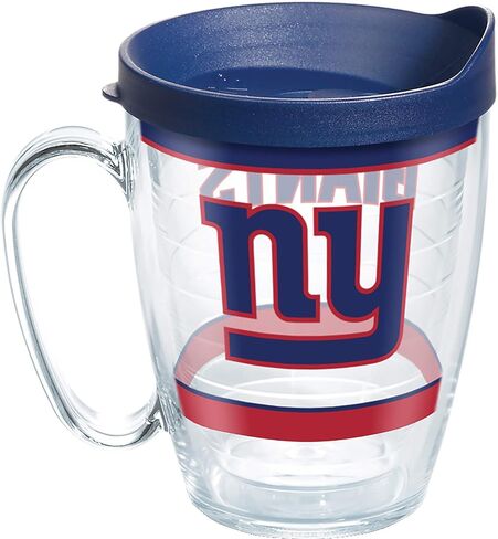 Tervis Made in USA Double Walled NFL New York Giants Insulated Tumbler Cup Keeps Drinks Cold & Hot, 16oz, Tradition in Saudi Arabia