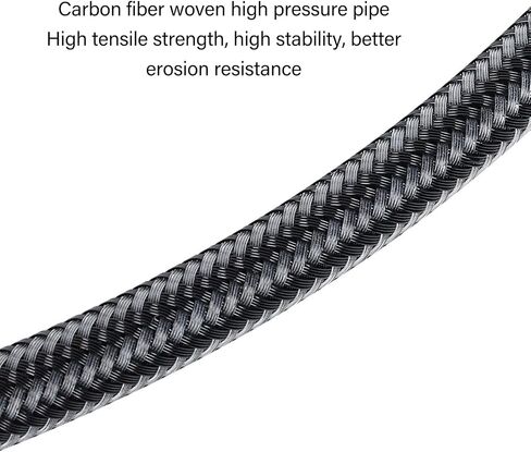 Diving High Pressure Regulator Hose,Scuba Diving Flexible Braided Hose,Carbon Fiber Woven Safe Braided Hose,for Deep Diving, Teaching Diving Activities in Saudi Arabia