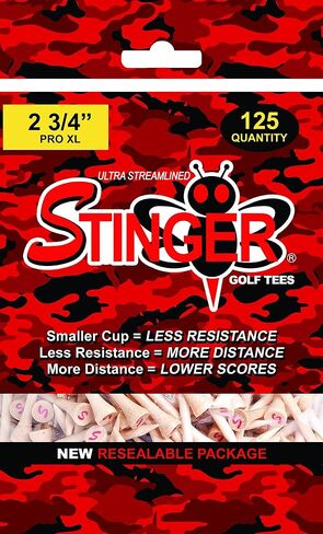 Stinger Tees Pro XL Golf Tees White in Saudi Arabia