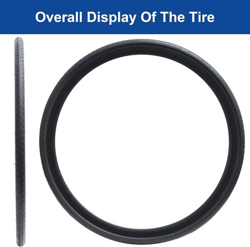 700x28c (28-622) إطار الدراجة 700C دراجة مناسبة لـ 700x27c 700 × 28C 700x29C ROAD/CITY PILLE BIKE PIKE TYRE (واحد) in Saudi Arabia