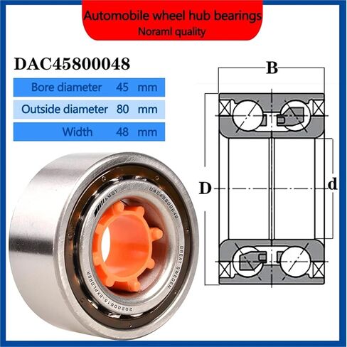 1PCS Wheel Hub Bearing DAC45800048 (DAC45800048-2RSP5) in Kuwait
