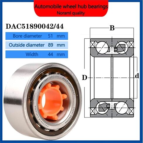 1Pcs Wheel Hub Bearing DAC51890042/44 2001-2006;2003-2008; 2002- AU1007 510085(DAC51890042-44 2Z) in Saudi Arabia