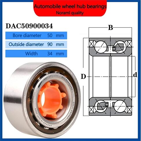 1Pcs Wheel Hub Bearing DAC50900034 528514 633007C(DAC50900034-2Z) in Saudi Arabia