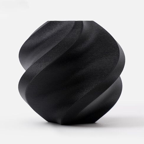 Bamboo1.75MM PLA Matte Refill Filament High Toughness High Speed &Easy Printing Eco Friendly with RFID for Bambu Lab A1,X1,P1 AMS 1KG +/- 0.03mm (Without Spool) (Black 11101) in Kuwait