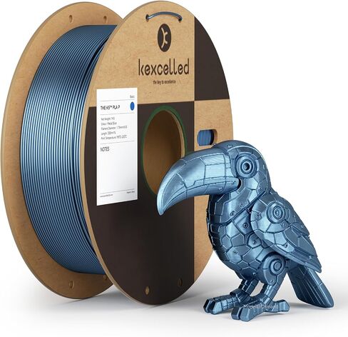 Metallic PLA Filament 1.75mm,Brass Metal 3D Printer Filament PLA,Silk Metal Glossy Shiny Surface,Dimensional Accuracy +/- 0.03mm,1kg Cardboard Spool for Most FDM Printers in Saudi Arabia