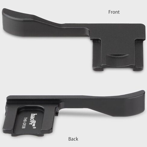 Haoge THB-GR3R Metal Hot Shoe Thumb Up Rest Hand Grip for RICOH GR III GRIII X GR3 GR3X Camera Red in Saudi Arabia
