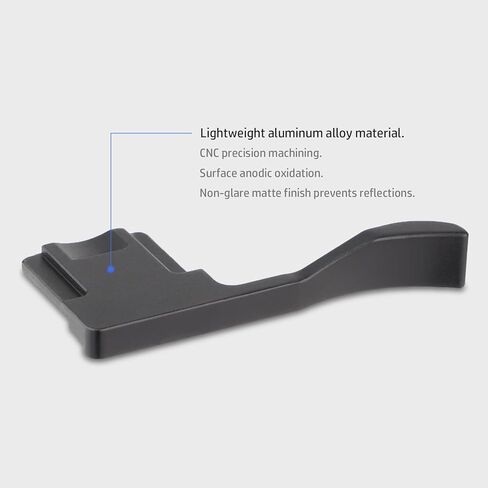 Haoge THB-GR3R Metal Hot Shoe Thumb Up Rest Hand Grip for RICOH GR III GRIII X GR3 GR3X Camera Red in Saudi Arabia