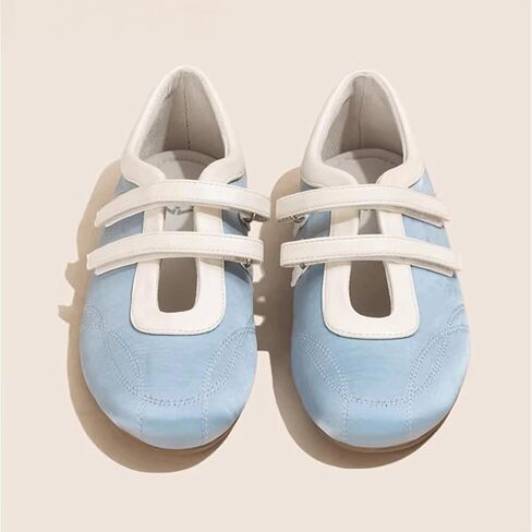 Mary Jane Flats Wide Toe Ballerina Flats with Double Straps Fancy Cute Ballet Sneakers for Woman Retro Low Top Soft Comfortable Ballet Shoes Dance Daily Dressy Lightweight Non-Slip Elegant Footwear in Saudi Arabia