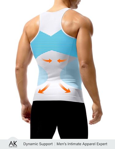 قميص Arjen Kroos Compression Men Tank Tops Tops Men Undershirts Activewear Muscle Slistcle Slimming Rippering 4 Pack 4th-Level Compression in Saudi Arabia