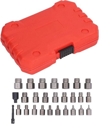 27Pcs Screw Extractor Hex Broken Bolt Removal Tool Set Kit Rapidly Remove Damaged Bolts Studs for Quick Repair Maintenance in Saudi Arabia