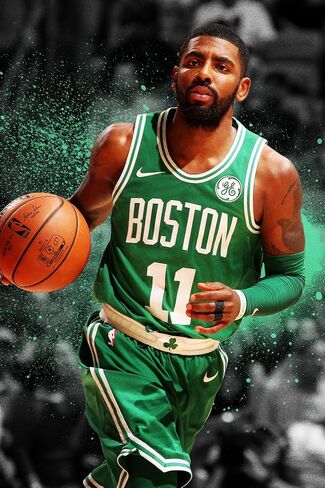 Kyrie Irving Boston Celtics Basketball Limited Print Photo Photo Size 16x20 in Saudi Arabia