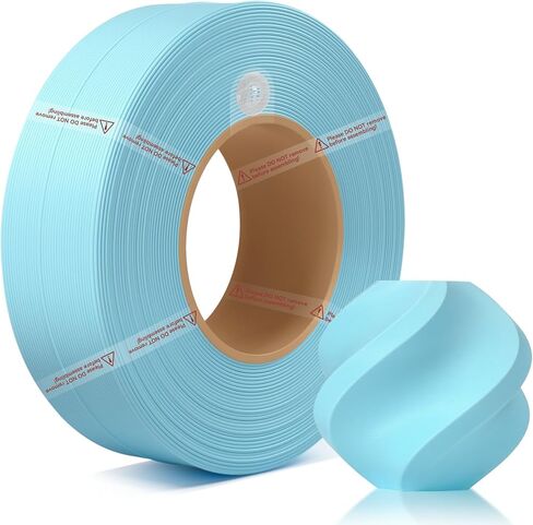 Bamboo1.75MM PLA Matte Refill Filament High Toughness High Speed &Easy Printing Eco Friendly with RFID for Bambu Lab A1,X1,P1 AMS 1KG +/- 0.03mm (Without Spool) (Black 11101) in Kuwait