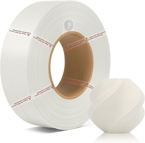 Bamboo1.75MM PLA Matte Refill Filament High Toughness High Speed &Easy Printing Eco Friendly with RFID for Bambu Lab A1,X1,P1 AMS 1KG +/- 0.03mm (Without Spool) (Black 11101) in Kuwait