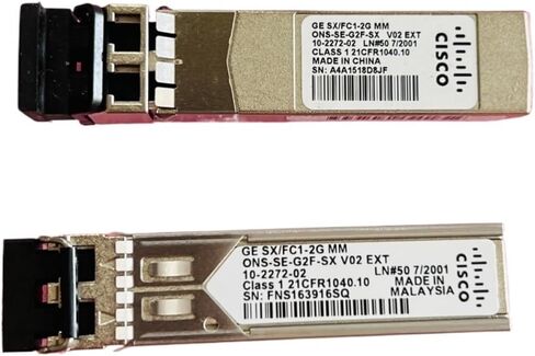 Optical Module GE SX/FC1-2G MM ONS-SE-G2F-SX 10-2272-02 SFP Multi-Mode Dual Fiber in Saudi Arabia