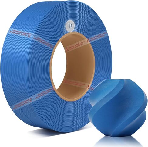 Bamboo1.75MM PLA Matte Refill Filament High Toughness High Speed &Easy Printing Eco Friendly with RFID for Bambu Lab A1,X1,P1 AMS 1KG +/- 0.03mm (Without Spool) (Black 11101) in Kuwait