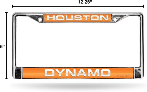 MLS Laser Cut Inlaid Standard Chrome License Plate Frame in Saudi Arabia