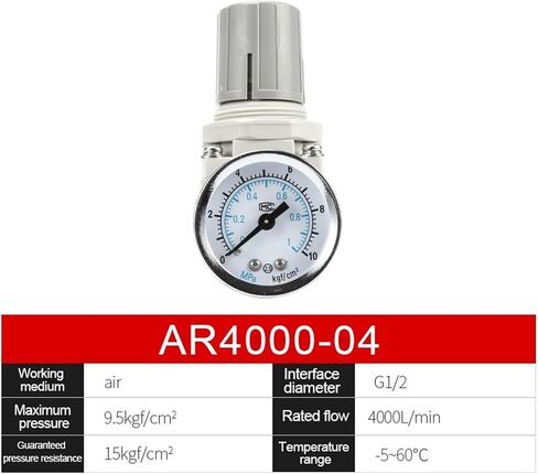 1PCS AC2000 AC2010 AR2000 Air Treatment Processor Unit Oil Water Separator Filter Lubricator air Compressor Pressure Regulator(AC4010-04) in Saudi Arabia