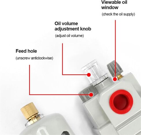 1PCS AC2000 AC2010 AR2000 Air Treatment Processor Unit Oil Water Separator Filter Lubricator air Compressor Pressure Regulator(AC4010-04) in Saudi Arabia