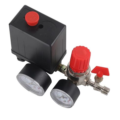 2-G1/4 Small Air Compressor Pressure Switch Control Valve Regulator with Gauges Air Regulator Valve in Saudi Arabia
