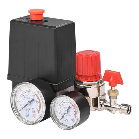 2-G1/4 Small Air Compressor Pressure Switch Control Valve Regulator with Gauges Air Regulator Valve in Saudi Arabia