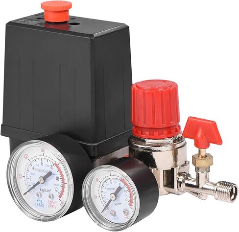 2-G1/4 Small Air Compressor Pressure Switch Control Valve Regulator with Gauges Air Regulator Valve in Saudi Arabia