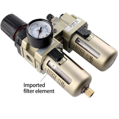 Industrial Operations 12 * 22 * 7 Cm Air Moisture Separator Air Tool Filter Aluminum Alloy Material Condensate Filtration in Saudi Arabia