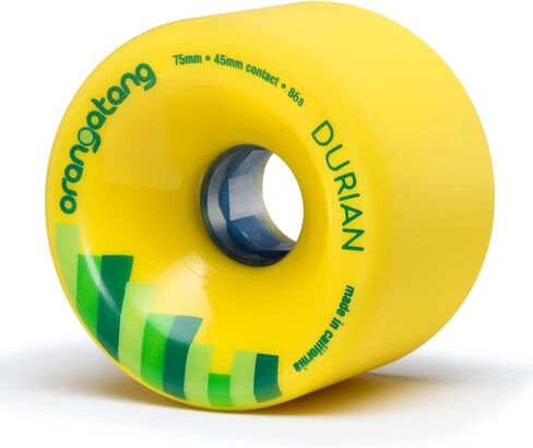 Orangatang Durian 75 mm Freeride Longboard Skateboard Wheels (Set of 4) in Kuwait