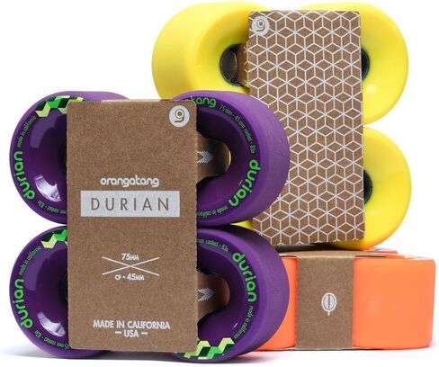 Orangatang Durian 75 mm Freeride Longboard Skateboard عجلات (مجموعة من 4) in Kuwait