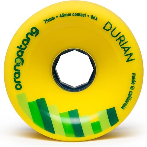 Orangatang Durian 75 mm Freeride Longboard Skateboard Wheels (Set of 4) in Kuwait