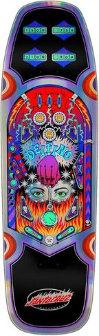 Santa Cruz Delfino Pinball Pro Shaped 9.14in x 31.50in Skateboard Decks in Saudi Arabia