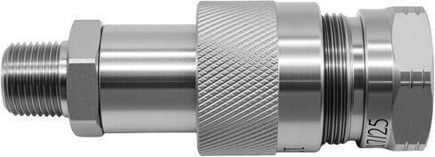 3/8" 10,000 PSI High Pressure Hydraulic Quick Coupler Set Replaces Enerpac C-604 with 2 Dust Caps in Saudi Arabia