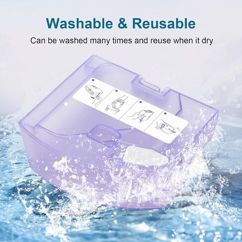Dust Bin Box for iRobot Roomba i3 i3+ i4 i4+ i6 i6+ i7 i7+ i8 i8+ E5 E6 E7 J7 Vacuum Cleaner - Waste Dustbin Box Replacement Accessories Spare Parts with Automatic Dirt Disposal in Saudi Arabia