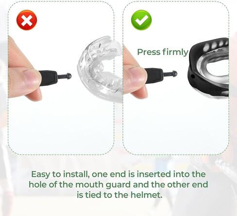 8pcs كرة القدم حارس الفم Tether فقط ، حزام Universal Rugby Mouth Guard ، Tether for Fames Protect for Youth Sports Football Boxing Hockey Baskety Rugby Mma in Saudi Arabia