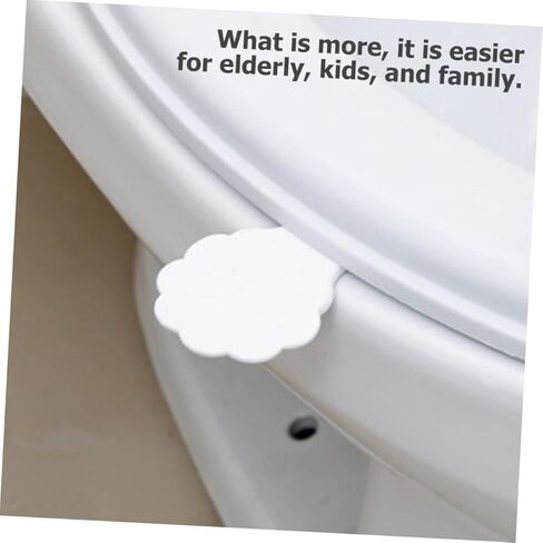 ARTIBETTER 2pcs Adhesive Toilet Riser Seat Handles Sanitary Easy Install for Home Public Restrooms in Saudi Arabia