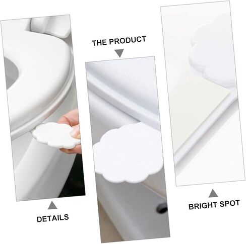 ARTIBETTER 2pcs Adhesive Toilet Riser Seat Handles Sanitary Easy Install for Home Public Restrooms in Saudi Arabia