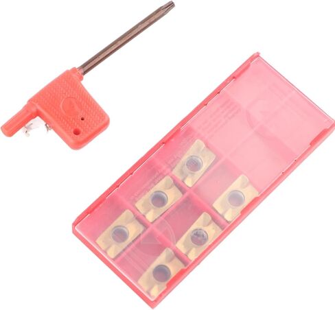 Router Bits, End Mill Bits C20 FMB27 Collet Chuck Holder BAP400R‑80‑27‑6 Flute Cutter APMT1604 Milling Inserts Milling Cutter Router For Woodworking with Collet Chuck Holder (C20-FMB27+80 cutter in Saudi Arabia