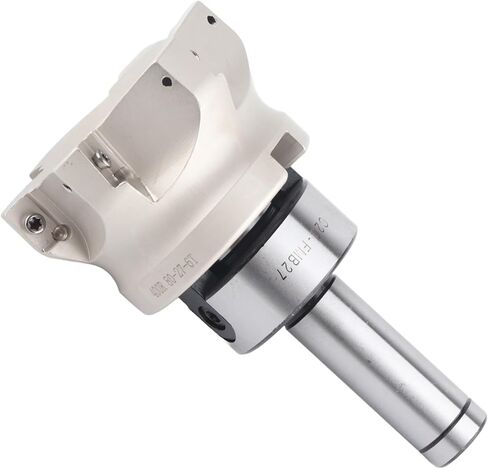 Router Bits, End Mills End Mill Bits C20 FMB27 Collet Chuck Holder BAP400R‑80‑27‑6 Flute Cutter APMT1604 Milling Inserts Milling Cutter with Collet Chuck Holder for Woodworking (C20-FMB27+80 cutter in Saudi Arabia